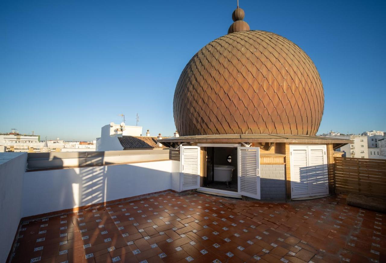 Conjunto De Apartamentos Antiguo Palacio Hotel Paris Huelva Ngoại thất bức ảnh